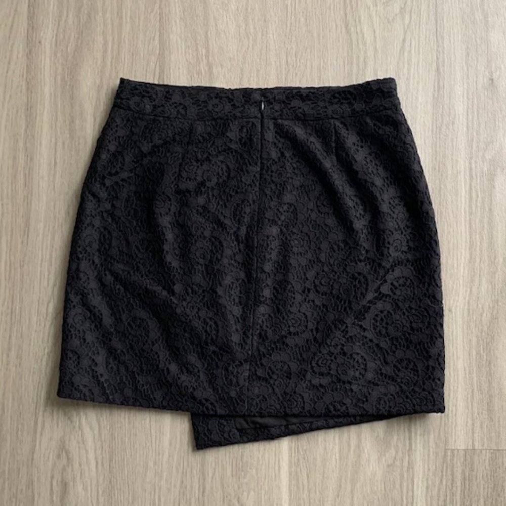 Madewell Lace Asymmetrical Wrap Skirt - Picture 4 of 6